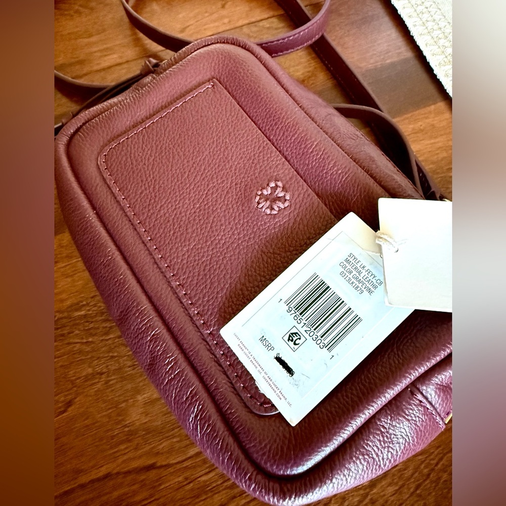 NEW ‘Lucky Brand’ Bag in Genuine Leather that can be carried two different ways - Picture 5 of 16